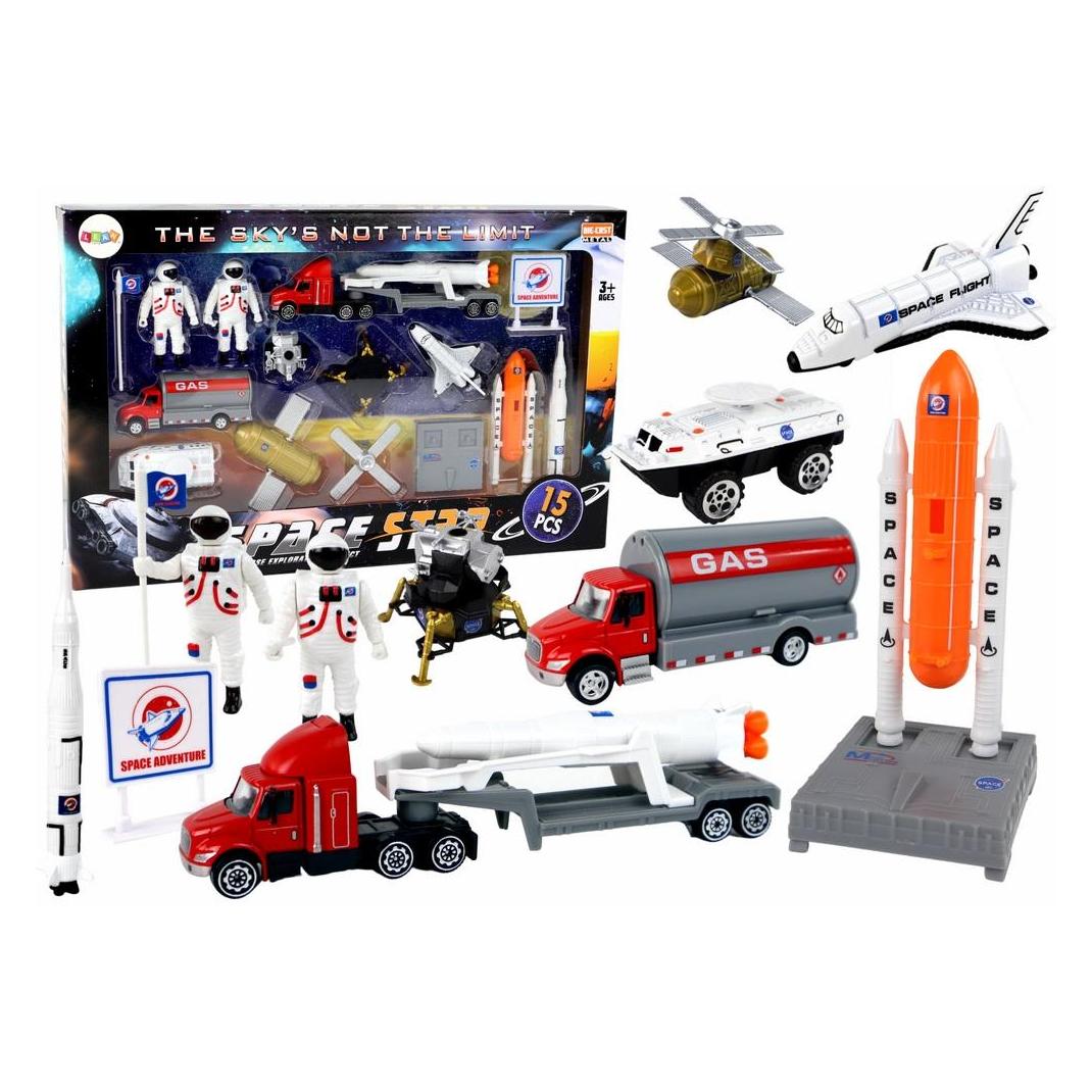 Blow Set Space-Truck- und Raketenfiguren, 15-tlg (38739178)