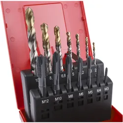 Dormer, Gewindeschneider + Gewindebohrer, Spiral Point Tap & Drill Set M3-M12