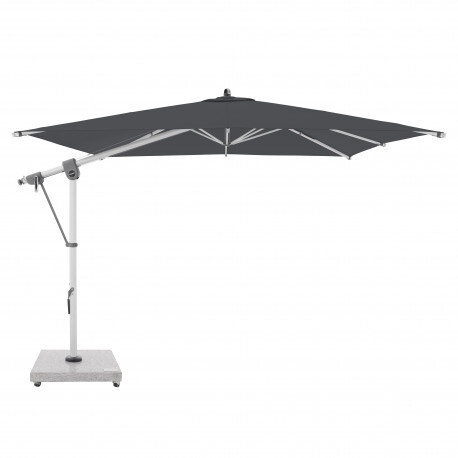Doppler EXPERT Sonnenschirm, 3 x 3 Meter - Schwenksonnenschirm mit seitlicher Stange: Stoffmuster - T840