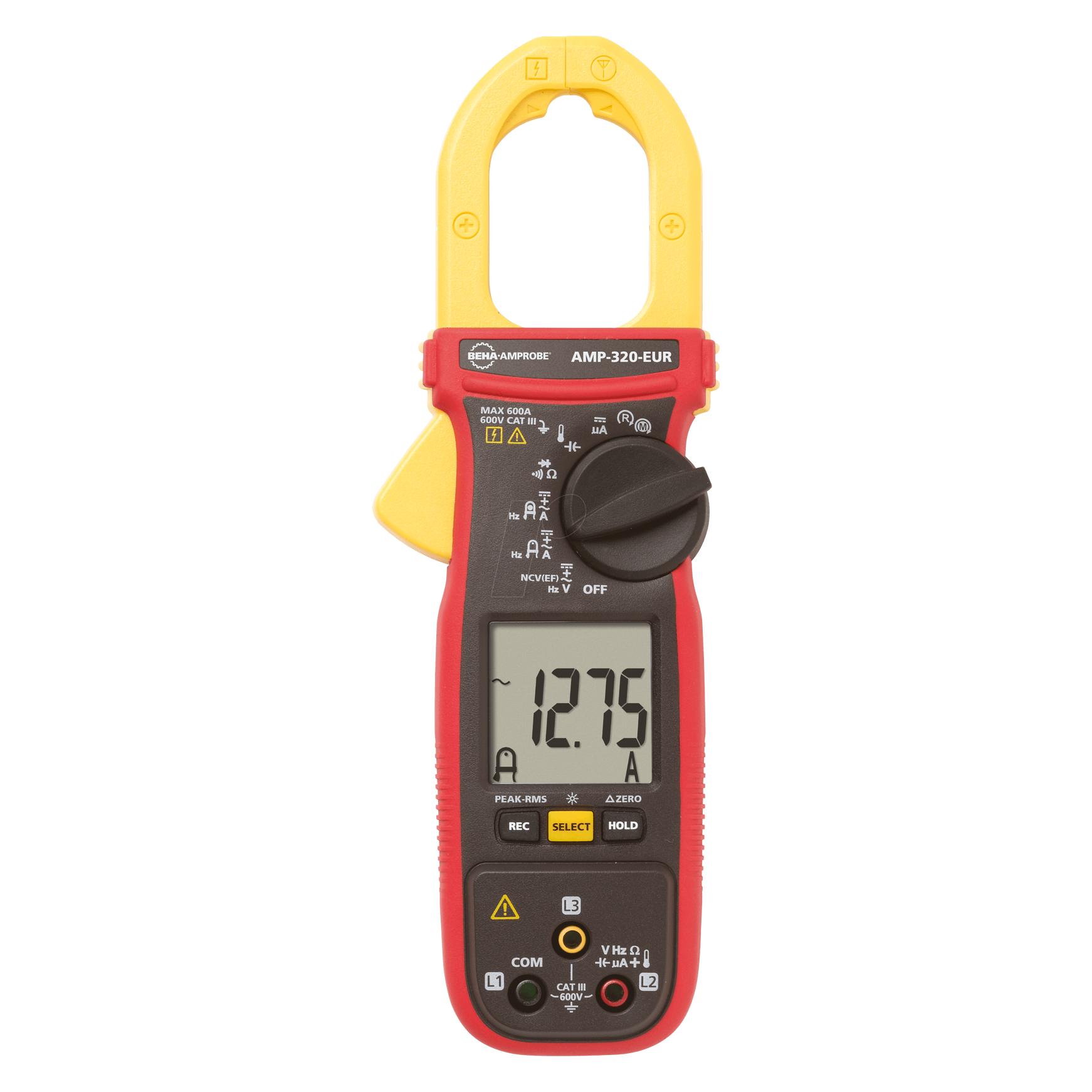 Beha Amprobe Stromzange, Hand-Multimeter di (CAT III, CAT III 600V, Hand-Multimeter) (4560615)
