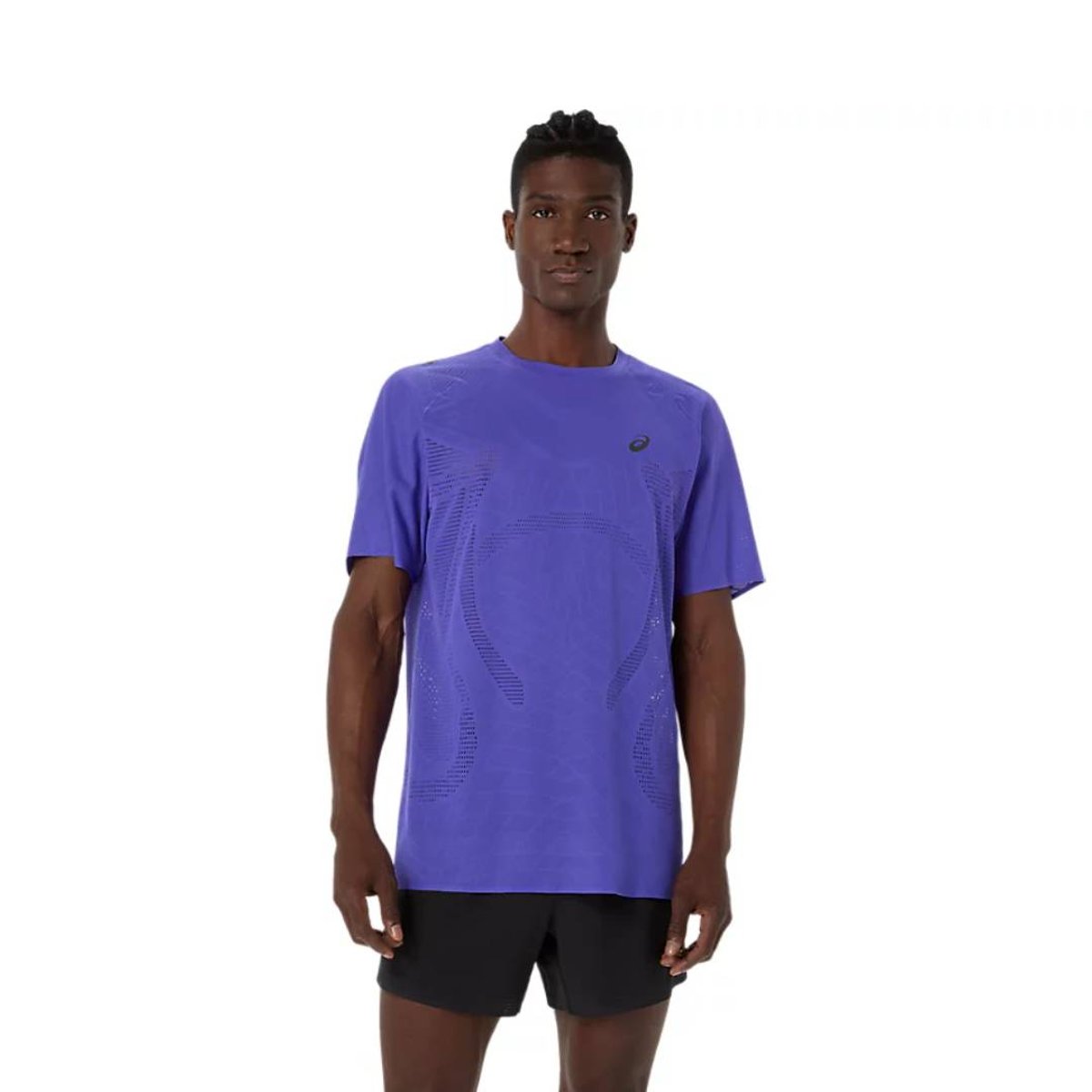 copy of Camiseta Asics Metarun Manga Curta Azul, Tamanho S Homem