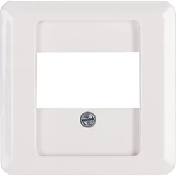 Kopp 374013181 MILANO - TDO-Abdeckung, 1-3 Anschlüsse, Farbe: weiß