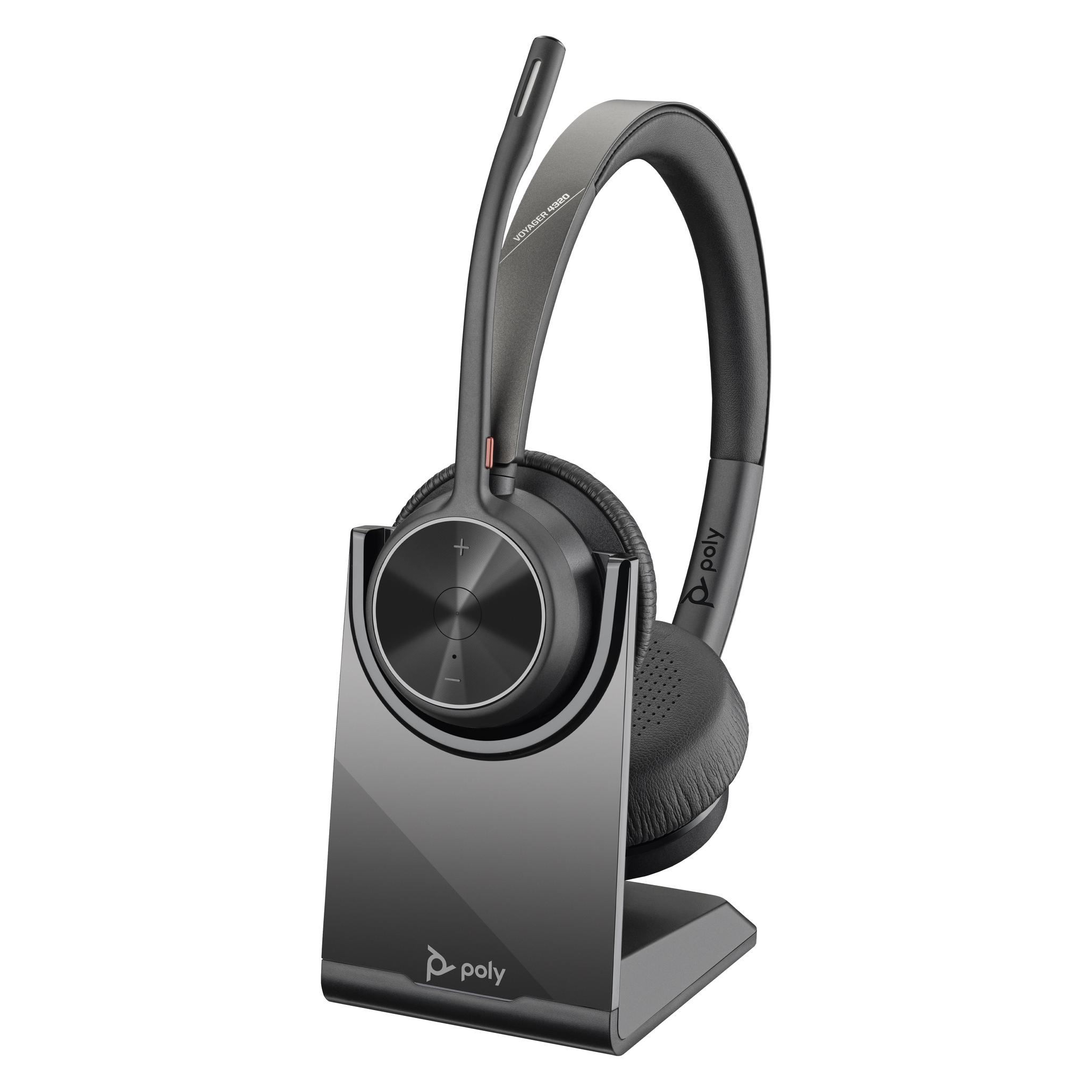 HP Poly Voyager 4320 + BT700 Dongle + Ladestation (Kabellos, USB-C) (77Z32AA)
