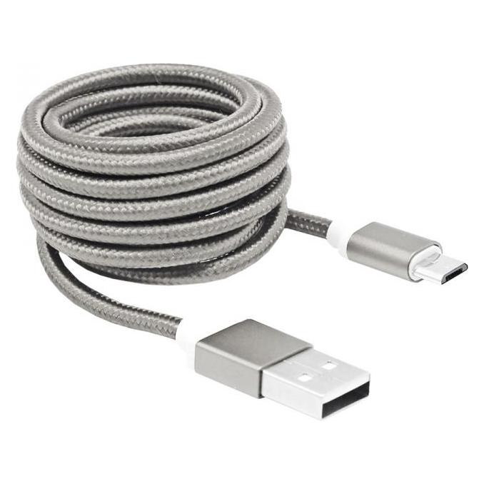 Sbox USB->Micro USB M/M 1.5m USB-10315W white (1.50 m, USB 2.0) (USB-10315W)