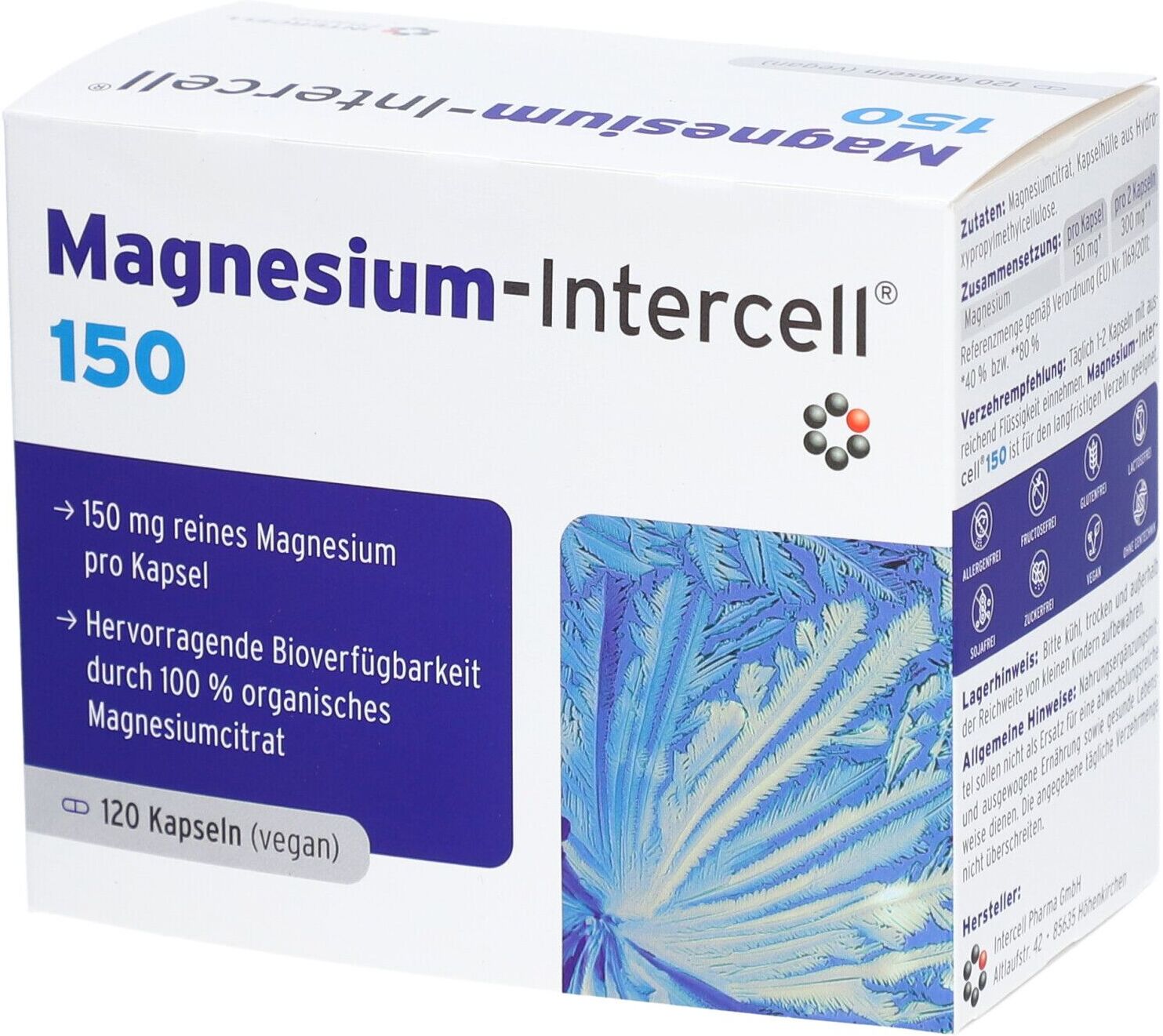 INTERCELL Pharma Magnesium-Intercell 150 Kapseln 120 St