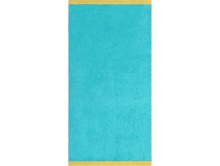 Cawö Cawo Lifestyle Splash Doubleface 7071 Handdoek 50x100 türkis/apricot