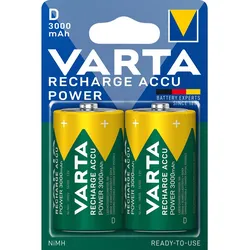 Varta Akku Batterie Size D 3000mAh 2er Pkg.