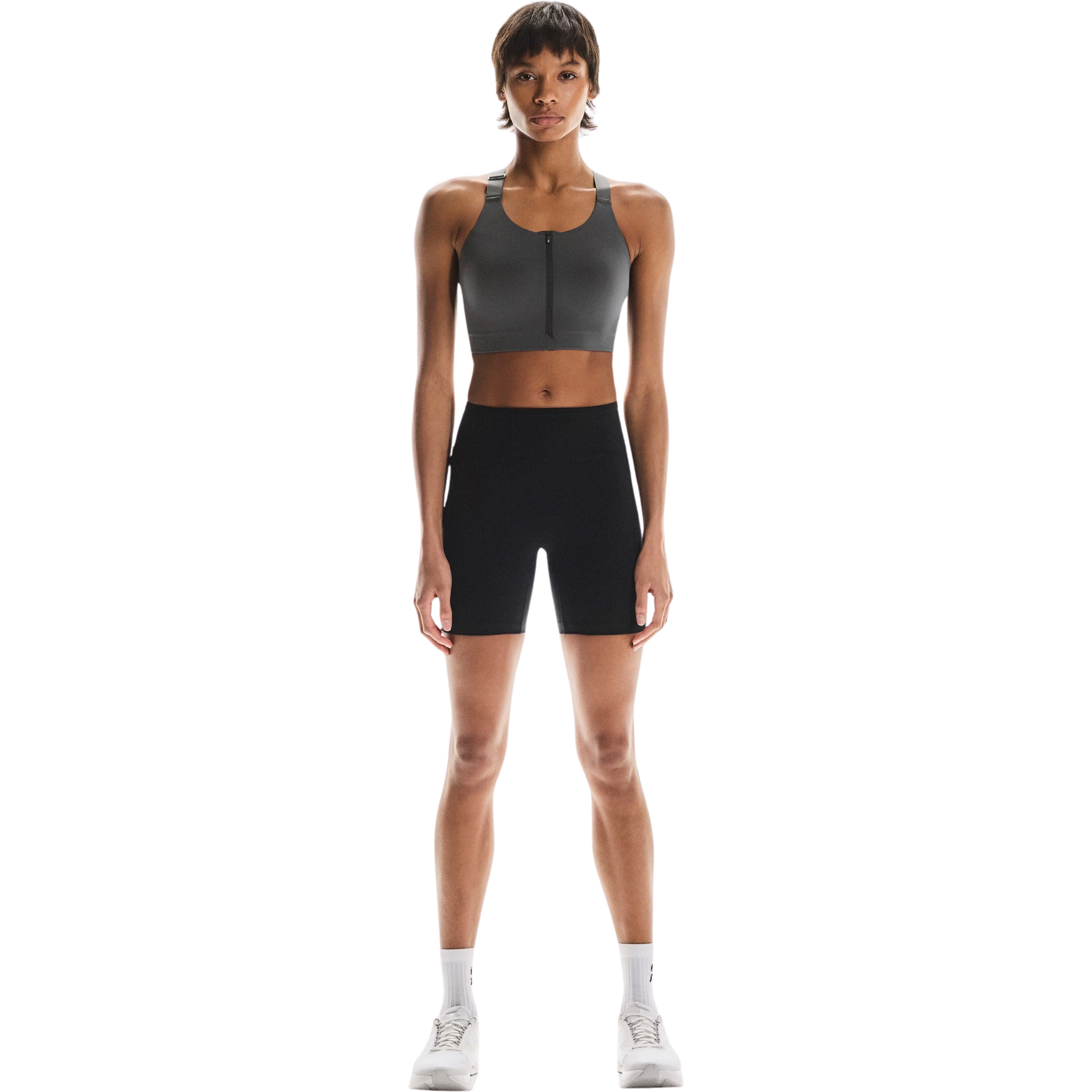 On Endurance Zip Sport BH Damen Sport-BHs weiss Größe XS Laufen | Trailrunning Elastisch