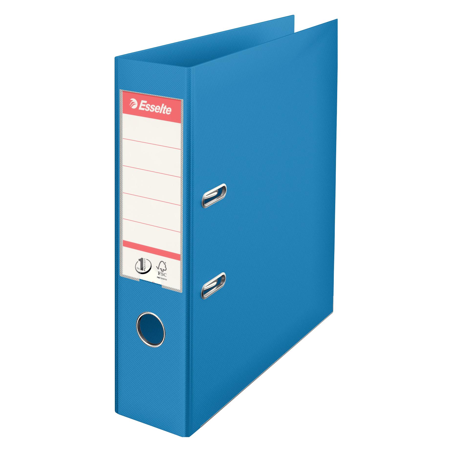 Leitz Esselte Esselte Binder A4 Vivid NO.1 Leistung mech. 75MM BLUE (A4, 75 mm, 1 Stk.) (624067)