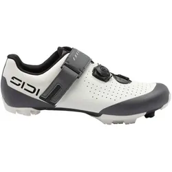 Sidi, Herren, Veloschuhe, MTB PHYSIS ice white/anthracite 46 Weiss/Anthrazit - leichter MTB-Schuh m... (46), Weiss, Grau