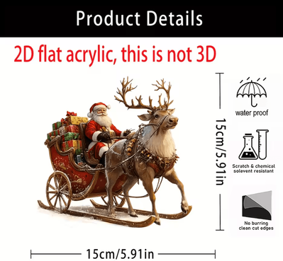Inspire Curations Boho Christmas Wooden Desktop Decor Christmas Table Decoration Bohemian Christmas Ornament For Home & Bedroom 1pca
