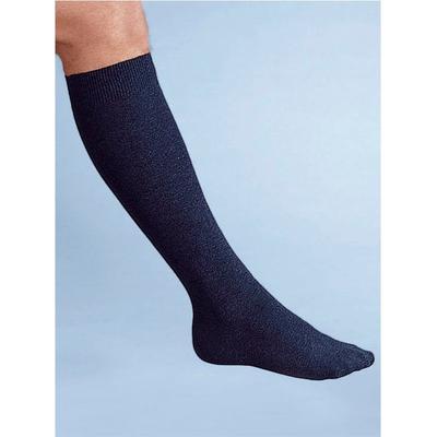 Kniestrümpfe ROGO, Damen, Gr. 135, blau (marine), 87% Baumwolle, 12% Polyamid, 1% Elasthan, Socken Kniestrümpfe