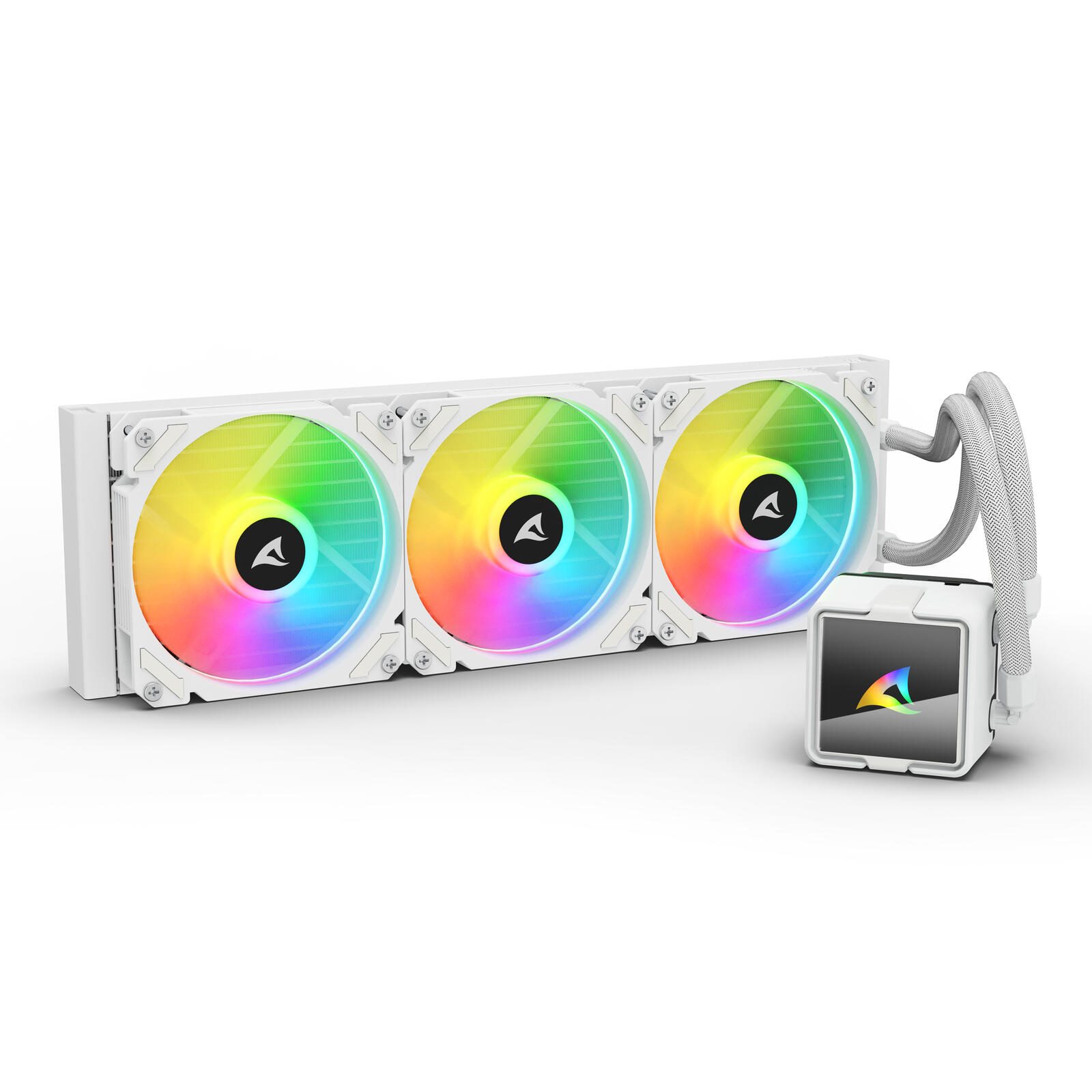 Sharkoon CPU Wasserkühler S60 ARGB weiß 4044951044955