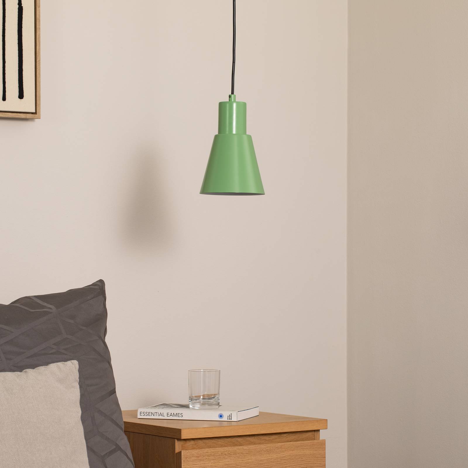 Hängelampe Konikkem Opviq, dimmbar, grün, für Wohn- / Esszimmer, Metall, Junges Wohnen, Pendelleuchte