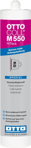 Ottocoll M 550 Hitack -  L'Adhésif Hybride Avec Une Adhérence Initiale Extrêmement Élevée 310ml Blanc