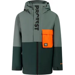 Protest Skijacke Jungen | Gr. 128 | grün - grün