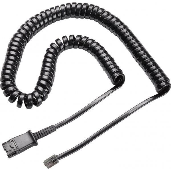 Poly Plantronics Cordon standard - QD vers RJ9   Accessoires Cordon standard U10P prise RJ9