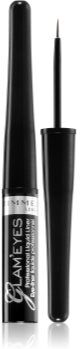 Rimmel Glam' Eyes delineador líquido tom 001 Black 3.5 ml. Glam' Eyes