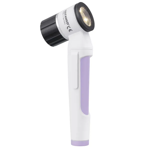 LUXAMED GmbH & CO. KG LuxaScope Dermatoskop LED 2,5 V Kontaktscheibe ohne Scala, weiß/zartflieder C1.416.964