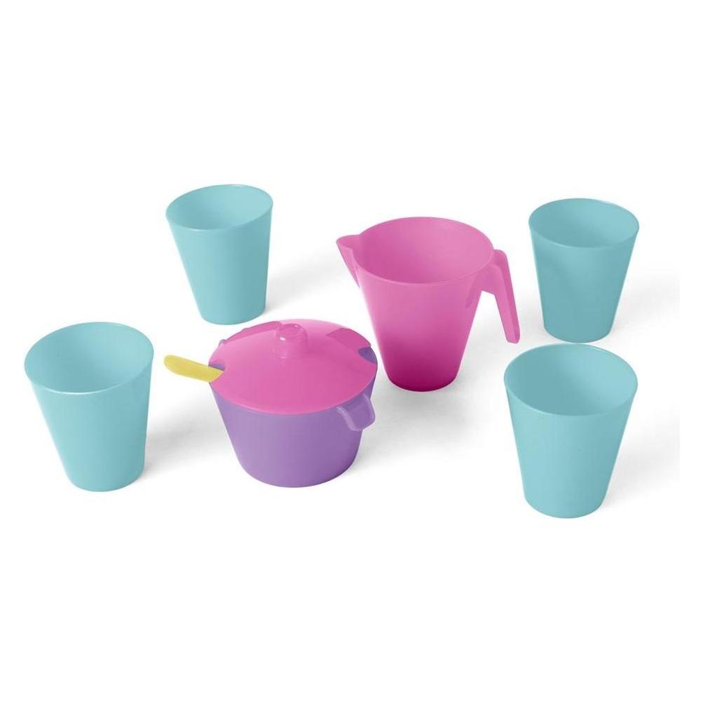 Wader 8-teiliges rosa Geschirrset (54613454)