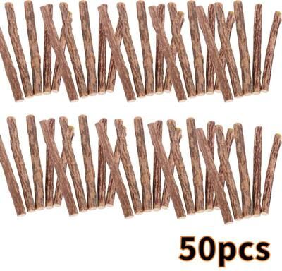 Pet Hub Cats Love It! Natural Catnip Stick Molar Toys For Teeth Cleaning & Boredom Relief 50pcs