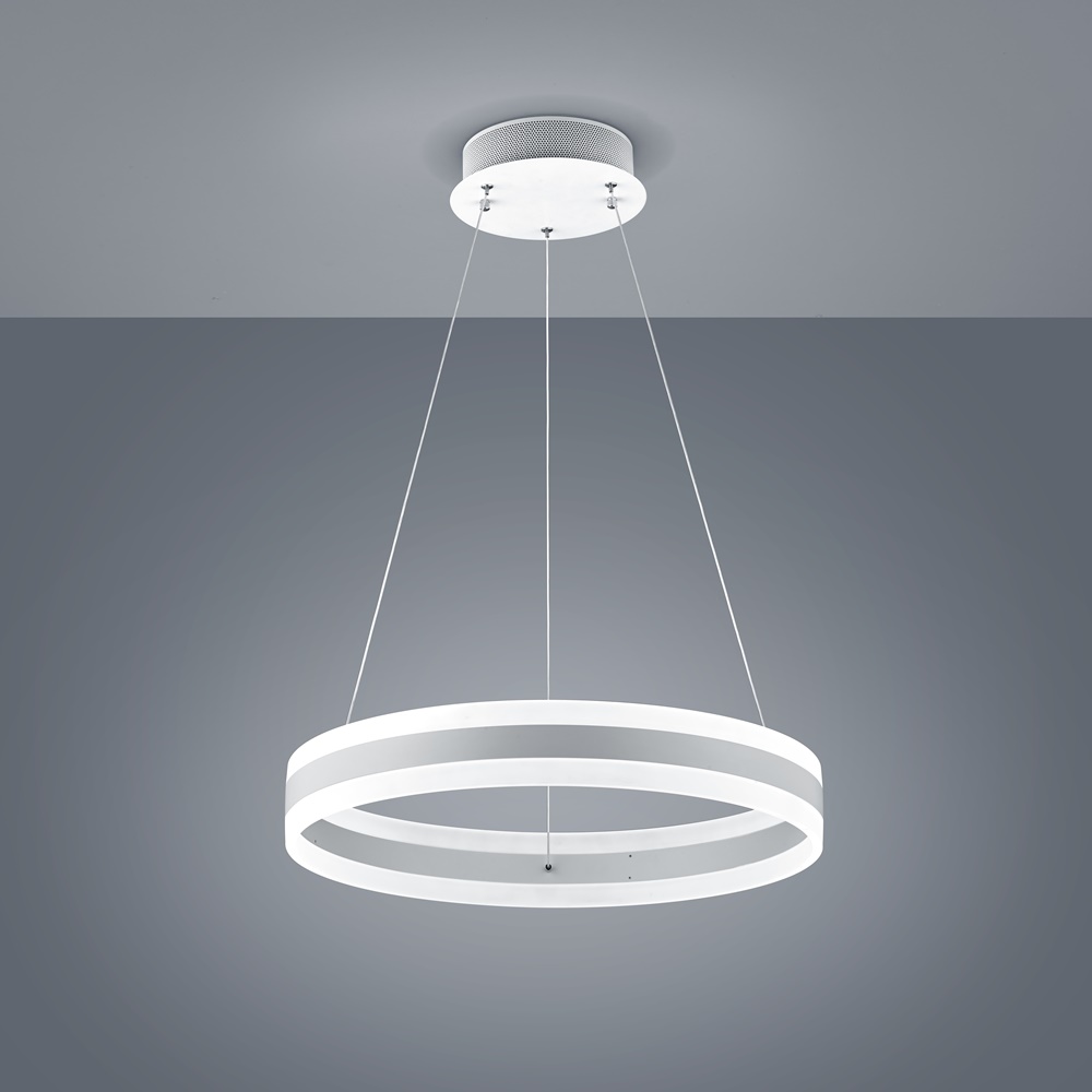 Helestra LED-Pendelleuchte LIV 60cm weiß 26/1792.07 4022671103169