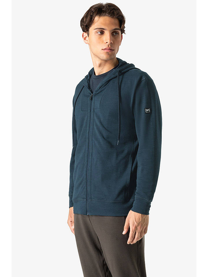 super.natural Sweatjacke "Everyday" in Dunkelblau - XL