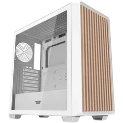 Darkflash Tech DS900WD (ATX, mATX, Mini-ITX), PC Gehäuse, Weiss, Braun