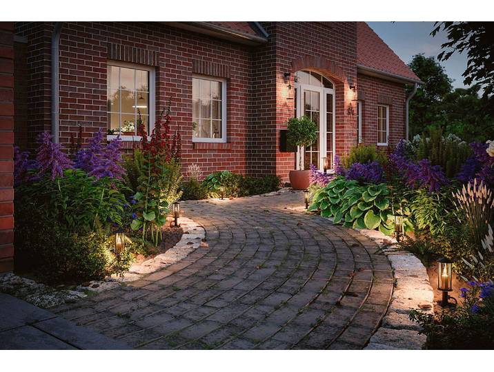 Wegeleuchte Plug & Shine Poller Classic 17 x 50cm Schwarz