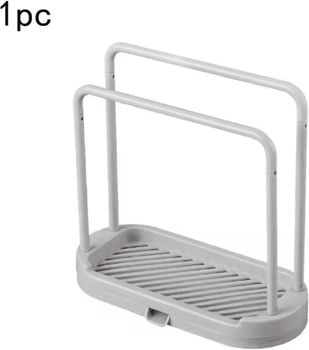 Inspire Picks Kitchen Sink Drain Storage Basket For Sponge And Rag Organization grey 1pc