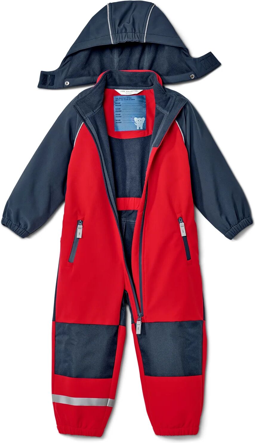 Tchibo - Kinder-Softshell-Einteiler - Baby - Gr. 86/92 - dunkelblau