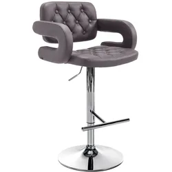 CLP Barhocker Dublin C   Farbe: braun, Gestell Farbe: chrom