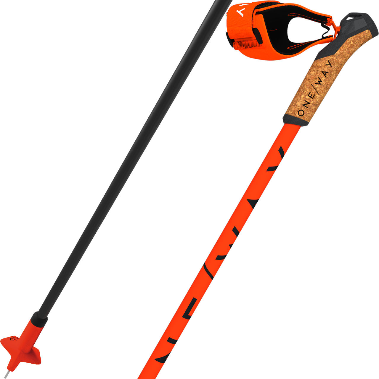 ONE WAY Premio Junior carbon neon orange - 135 cm
