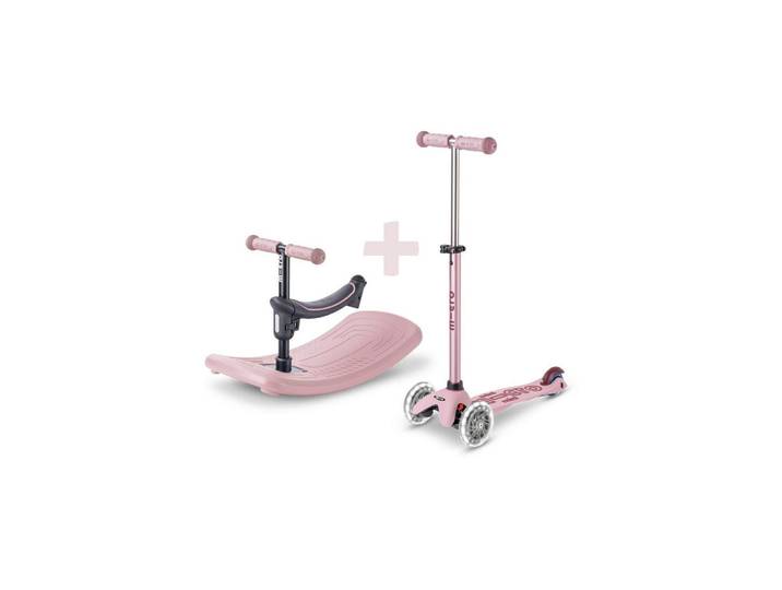 Kinderscooter rosa/Grau mehrere Möglichkeiten