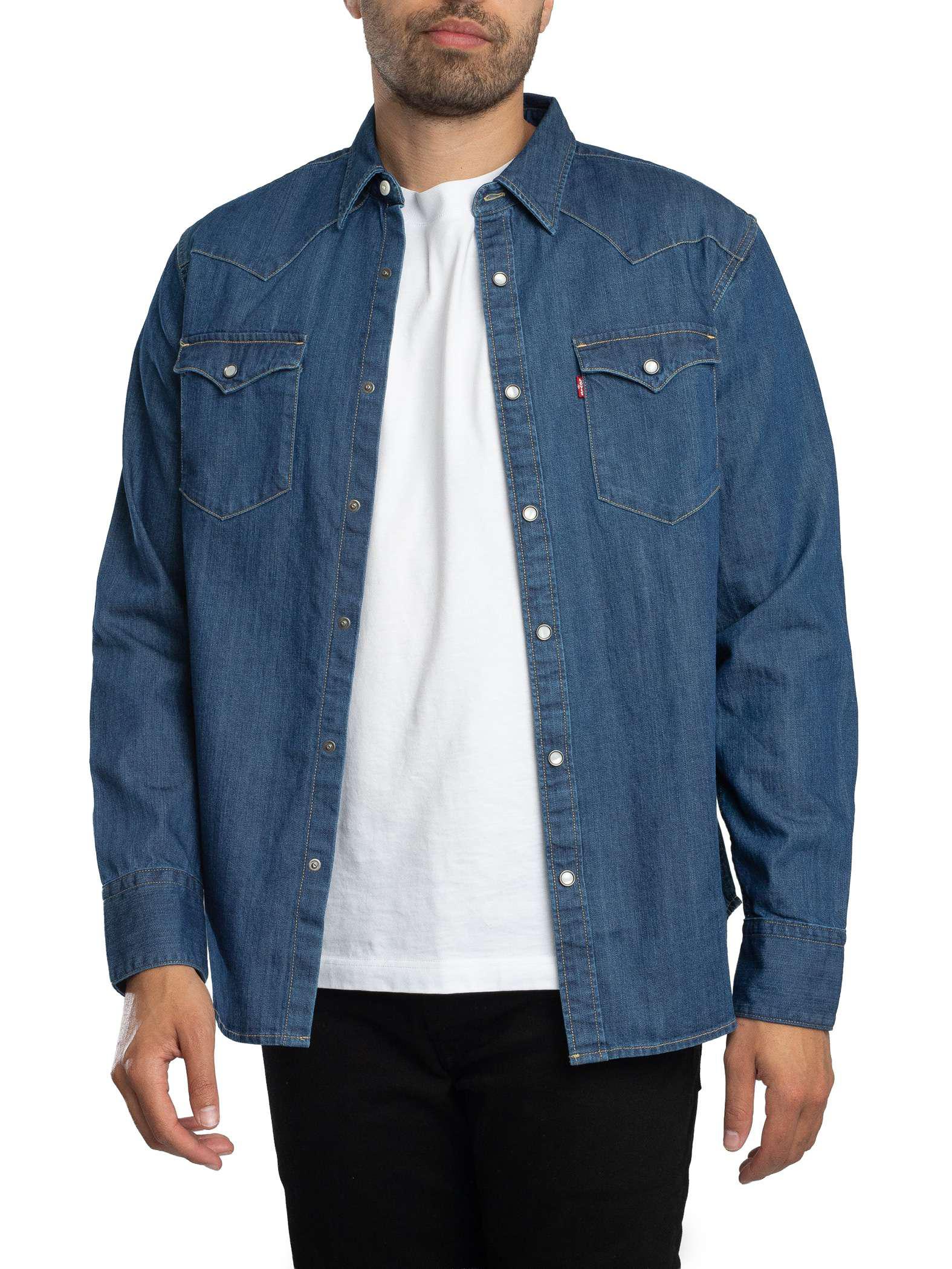 Levi's Barstow Westernhemd, Blau