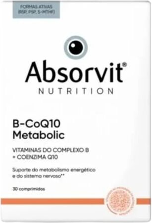 Absorvit Nutrition B-CoQ10 Metabolic Comprimidos x30