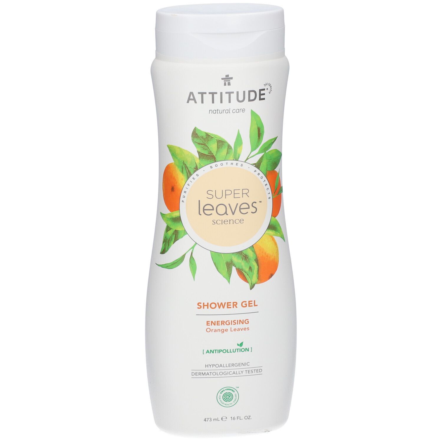 Attitude Super Leaves Natural Energiserende Douchegel 473 ml Duschgel