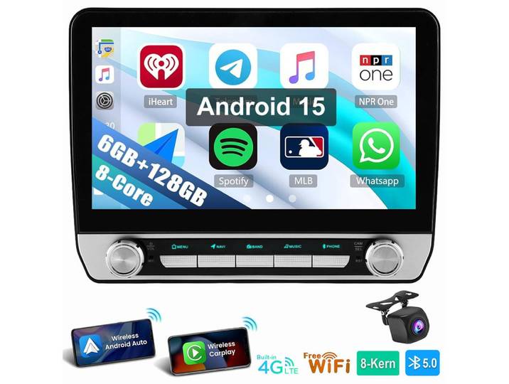 ESSGOO 10,1 Für Audi A3 S3 RS3 8P 8V GPS WIFI BT RDS Autoradio (RDS, Digitalradio (DAB), FM)