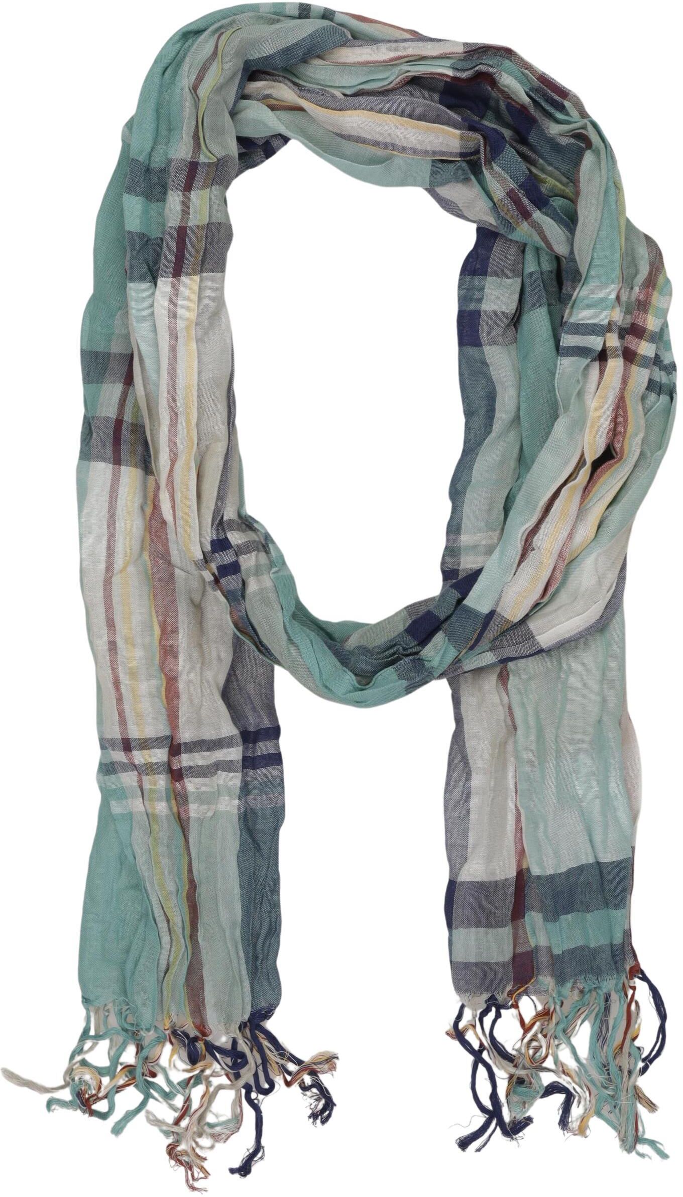 camel active Damen Schal oder Tuch, Mehrfarbig, Baumwolle - Second Hand
