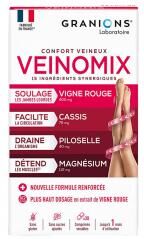 Granions Veinomix Confort Veineux 30 Comprimés - Boîte 2 blisters de 15 comprimés