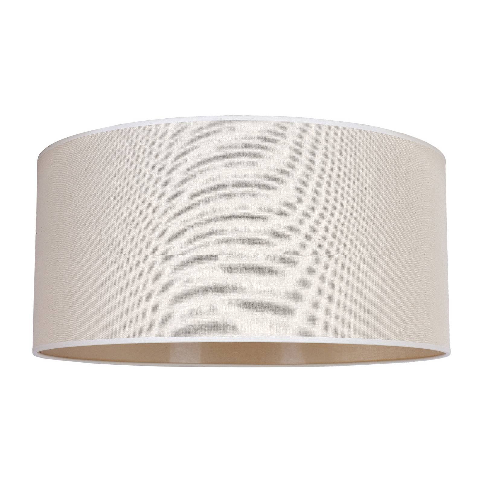 Duolla Lampenkap Roller beige Ø 50 cm, hoogte 24 cm, Textiel/Stof/Zijde