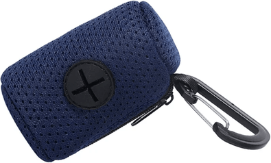 Inspire Essentials CleanWalk Dog Waste Bag Dispenser With Clip And Waste Bag Holder navy Blue