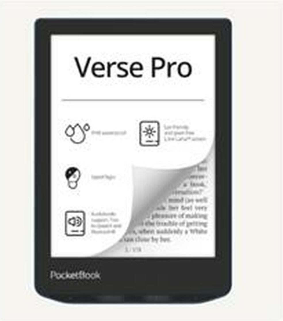 PocketBook Verse Pro E-reader met 15,2 cm (6") E Ink Carta-scherm, WiFi en Bluetooth