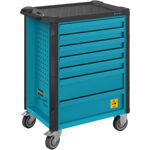 Hazet Werkzeugwagen Assistent 179N-7ESD, leer, blau, 7 Schubladen