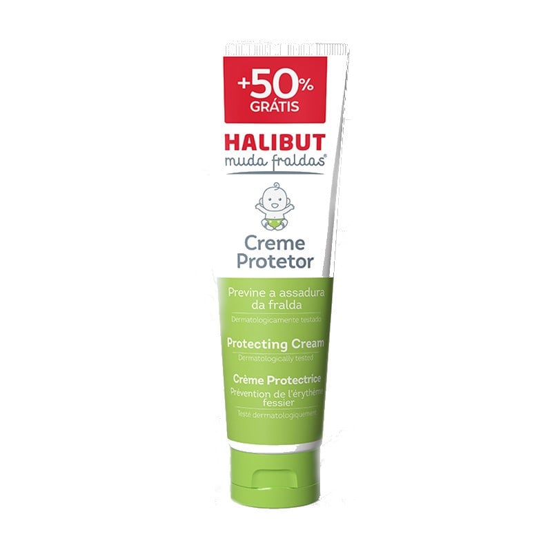 Halibut Crema protectora para el cambio de pañal 150g