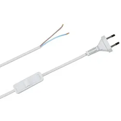 Lampen Anschlußkabel mit Schalter 1,9m pws-11/1,9 PWS-11/1,9 (BI)