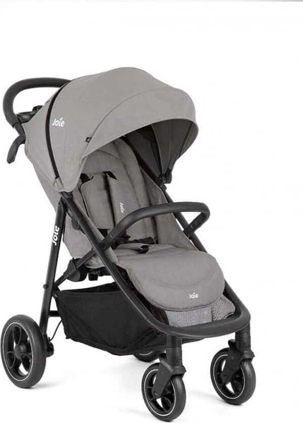 joie S2213bapeb000 Litetrax Pro - Passeggino Leggero Compatto Pieghevole 0-4 Anni 0-22 Kg Cappotta, Cestino Porta Oggetti E Corrimano Colore Pebble