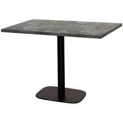 RestooTab - Tisch Round 120x70cm Dekor metallisierter Stein