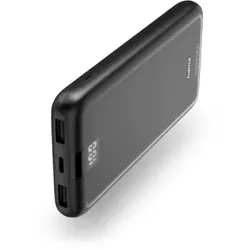 HAMA Power Pack "Performance 10", 10000mAh, 3 Ausgänge: USB-C, 2x USB-A, Anthr.