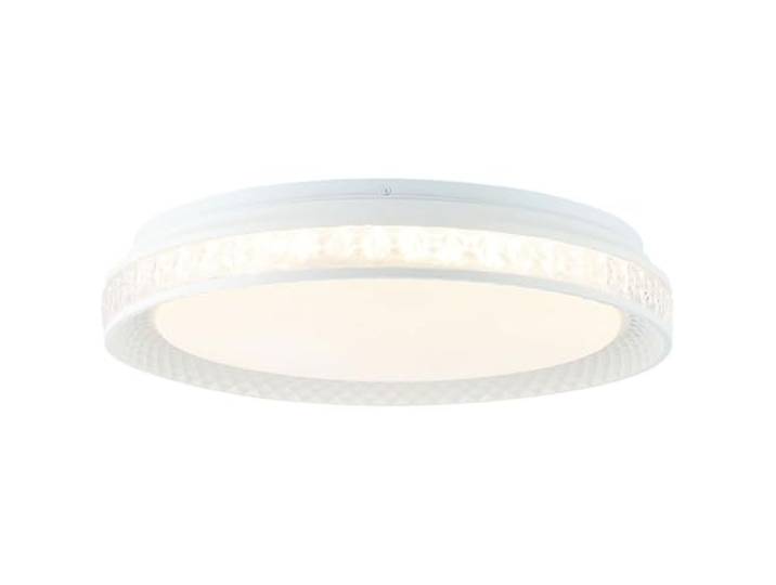 Brilliant Burlie LED Deckenleuchte 39cm transparent/weiß Tuya-App 1x LED integriert, 24W LED integriert, (Lichtstrom: 2400lm, Lichtfarbe: 3000-6500K)
